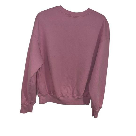 Champion Pink Crewneck Sweatshirt Small Logo Pullover Vintage Y2K Streetwear S - Picture 5 of 5